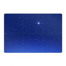 Магнитный плакат 3Х2 с принтом Звезда пленительного счастья , Полимерный материал с магнитным слоем | 6 деталей размером 9*9 см | блеск | галактика | звёзды | космос | лучи | небо | ночь