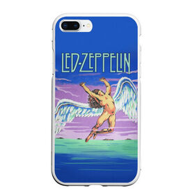 Чехол для iPhone 7Plus/8 Plus матовый с принтом Led Zeppelin 2 , Силикон | Область печати: задняя сторона чехла, без боковых панелей | led zeppelin | лед зеппелин | роберт плант