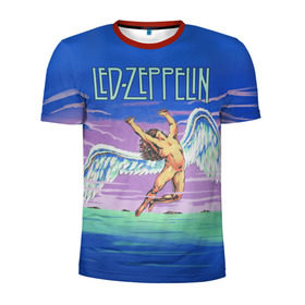 Мужская футболка 3D спортивная с принтом Led Zeppelin 2 , 100% полиэстер с улучшенными характеристиками | приталенный силуэт, круглая горловина, широкие плечи, сужается к линии бедра | Тематика изображения на принте: led zeppelin | лед зеппелин | роберт плант