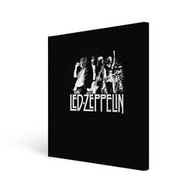 Холст квадратный с принтом Led Zeppelin 4 , 100% ПВХ |  | led zeppelin | лед зеппелин | роберт плант