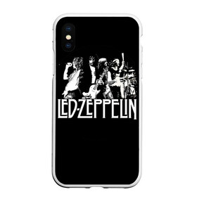 Чехол для iPhone XS Max матовый с принтом Led Zeppelin 4 , Силикон | Область печати: задняя сторона чехла, без боковых панелей | led zeppelin | лед зеппелин | роберт плант