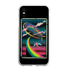 Чехол для iPhone XS Max матовый с принтом Led Zeppelin 5 , Силикон | Область печати: задняя сторона чехла, без боковых панелей | led zeppelin | лед зеппелин | роберт плант
