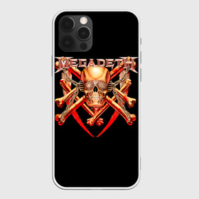 Чехол для iPhone 12 Pro с принтом Megadeth 1 , силикон | область печати: задняя сторона чехла, без боковых панелей | megadeth | дирк вербурен | дэвид эллефсон | дэйв мастейн | кико лоурейро | мегадэт
