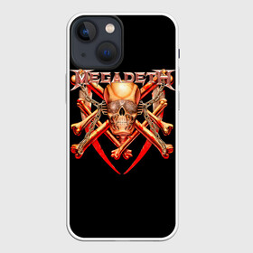 Чехол для iPhone 13 mini с принтом Megadeth 1 ,  |  | megadeth | дирк вербурен | дэвид эллефсон | дэйв мастейн | кико лоурейро | мегадэт