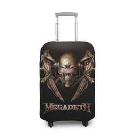 Чехол для чемодана 3D с принтом Megadeth 3 , 86% полиэфир, 14% спандекс | двустороннее нанесение принта, прорези для ручек и колес | megadeth | дирк вербурен | дэвид эллефсон | дэйв мастейн | кико лоурейро | мегадэт