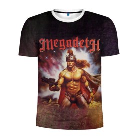 Мужская футболка 3D спортивная с принтом Megadeth 6 , 100% полиэстер с улучшенными характеристиками | приталенный силуэт, круглая горловина, широкие плечи, сужается к линии бедра | Тематика изображения на принте: megadeth | дирк вербурен | дэвид эллефсон | дэйв мастейн | кико лоурейро | мегадэт
