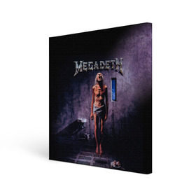 Холст квадратный с принтом Megadeth 7 , 100% ПВХ |  | megadeth | дирк вербурен | дэвид эллефсон | дэйв мастейн | кико лоурейро | мегадэт