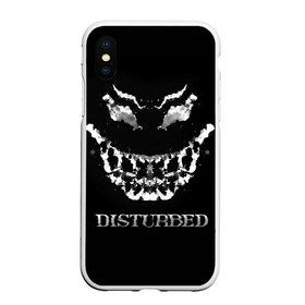 Чехол для iPhone XS Max матовый с принтом Disturbed 5 , Силикон | Область печати: задняя сторона чехла, без боковых панелей | disturbed | donegan | draiman | moyer | wengren | венгрен | дистурбед | дониган | дрейман | мойер | хард рок