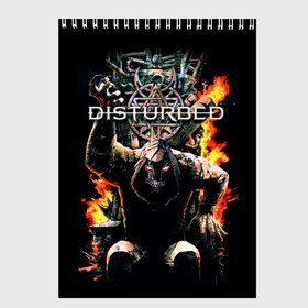 Скетчбук с принтом Disturbed 11 , 100% бумага
 | 48 листов, плотность листов — 100 г/м2, плотность картонной обложки — 250 г/м2. Листы скреплены сверху удобной пружинной спиралью | disturbed | donegan | draiman | moyer | wengren | венгрен | дистурбед | дониган | дрейман | мойер | хард рок