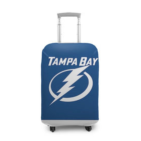 Чехол для чемодана 3D с принтом Tampa Bay Stamkos , 86% полиэфир, 14% спандекс | двустороннее нанесение принта, прорези для ручек и колес | 91 | steven christopher stamkos | tampa bay lightning | нхл | стивен стэмкос | тампа бэй лайтнинг | хоккей