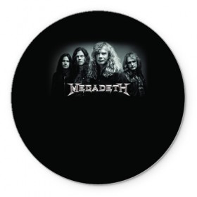 Коврик круглый с принтом Megadeth , резина и полиэстер | круглая форма, изображение наносится на всю лицевую часть | dave | megadeth | metal | mustaine | rattlehead | rock | thrash | vic | дейв | мастейн | мегадет | метал | рок | треш