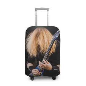 Чехол для чемодана 3D с принтом Dave Mustaine , 86% полиэфир, 14% спандекс | двустороннее нанесение принта, прорези для ручек и колес | dave | megadeth | metal | mustaine | rattlehead | rock | thrash | vic | дейв | мастейн | мегадет | метал | рок | треш
