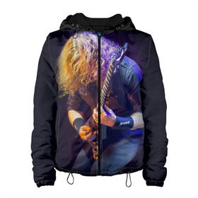 Женская куртка 3D с принтом Dave Mustaine , ткань верха — 100% полиэстер, подклад — флис | прямой крой, подол и капюшон оформлены резинкой с фиксаторами, два кармана без застежек по бокам, один большой потайной карман на груди. Карман на груди застегивается на липучку | dave | megadeth | metal | mustaine | rattlehead | rock | thrash | vic | дейв | мастейн | мегадет | метал | рок | треш