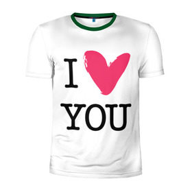Мужская футболка 3D спортивная с принтом Valentine`s Day, I Iove you , 100% полиэстер с улучшенными характеристиками | приталенный силуэт, круглая горловина, широкие плечи, сужается к линии бедра | 14 | february | heart | holiday | i love you | valentines day | день святого валентина | праздник | сердце | февраль | я люблю тебя