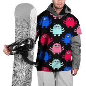 Накидка на куртку 3D с принтом Monster , 100% полиэстер |  | Тематика изображения на принте: 
