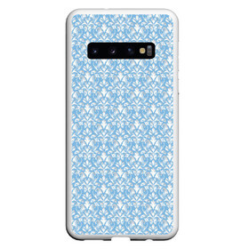 Чехол для Samsung Galaxy S10 с принтом Царский орнамент , Силикон | Область печати: задняя сторона чехла, без боковых панелей | вязь | кружево | лазурь | орнамент | узор | цветы