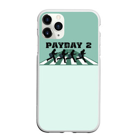 Чехол для iPhone 11 Pro матовый с принтом Payday 2 , Силикон |  | game | payday | payday 2 | игра | игрок | компьютерные игры | маски