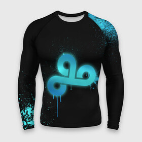 Мужской рашгард 3D с принтом cs:go   Cloud 9 (Black collection) ,  |  | cloud9 | cs | csgo | го | кс