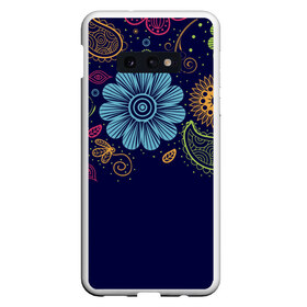 Чехол для Samsung S10E с принтом Яркие чувства , Силикон | Область печати: задняя сторона чехла, без боковых панелей | нежный | орнамент | узор | цветочный