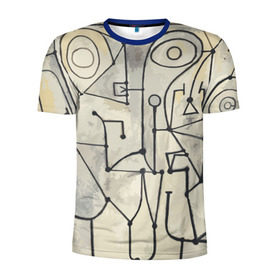 Мужская футболка 3D спортивная с принтом Пикассо , 100% полиэстер с улучшенными характеристиками | приталенный силуэт, круглая горловина, широкие плечи, сужается к линии бедра | пикассо