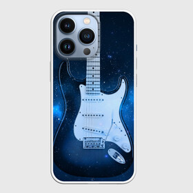 Чехол для iPhone 13 Pro с принтом Космическая гитара ,  |  | fender | stratocaster | вселенная | галактика | гитра | космос | музыка | рок | рокнрол | стратокастер | туманность | фендер | электро | электрогитара