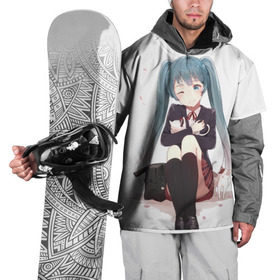 Накидка на куртку 3D с принтом Vocaloid , 100% полиэстер |  | hatsune miku | miku | vocaloid | аниме | вокалоиды | мику | хацуне мику