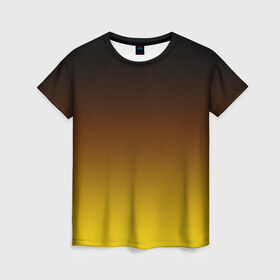 Женская футболка 3D с принтом Градиент , 100% полиэфир ( синтетическое хлопкоподобное полотно) | прямой крой, круглый вырез горловины, длина до линии бедер | градиент | цвета