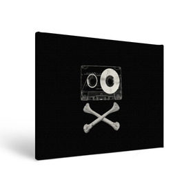 Холст прямоугольный с принтом Pirate Music , 100% ПВХ |  | 80s | 90s | bone | dance | disco | music | pirate | retro | skelet | skull | tape | диско | кассета | кости | музыка | пират | ретро | скелет | череп