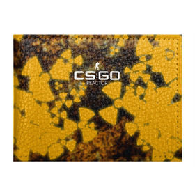 Обложка для студенческого билета с принтом cs:go - Reactor style Glock18 (Реактор) , натуральная кожа | Размер: 11*8 см; Печать на всей внешней стороне | csgo | reactor | го | кс | реактор