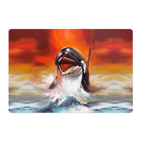 Магнитный плакат 3Х2 с принтом Касатка , Полимерный материал с магнитным слоем | 6 деталей размером 9*9 см | art | blood | bright | color | creative | fantasy | ocean | orca whale | paint | picture | predator | sea | искусство | картина | касатка | кит | краски | кровь | море | океан | творчество | фантазия | хищник | цвет | яркие
