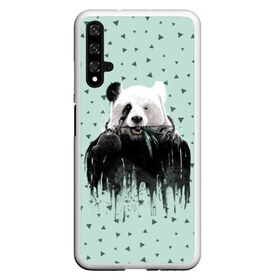 Чехол для Honor 20 с принтом Панда-художник , Силикон | Область печати: задняя сторона чехла, без боковых панелей | animal | art | artist | bear | beast | design | panda | style | арт | дизайн | животное | зверь | кисть | краски | медведь | панда | стиль | художник