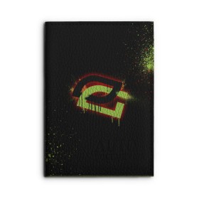 Обложка для автодокументов с принтом cs:go - OpTic gaming (Black collection) , натуральная кожа |  размер 19,9*13 см; внутри 4 больших “конверта” для документов и один маленький отдел — туда идеально встанут права | csgo | optic | ксго | оптик