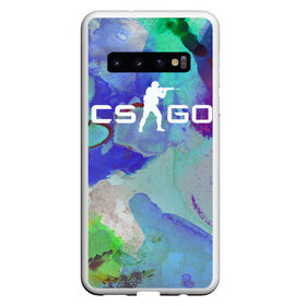 Чехол для Samsung Galaxy S10 с принтом CS GO Поверхностная закалка , Силикон | Область печати: задняя сторона чехла, без боковых панелей | case hardened | counter strike | cs go | skin | контр страйк | кс го | поверхностная закалка | скин | скины