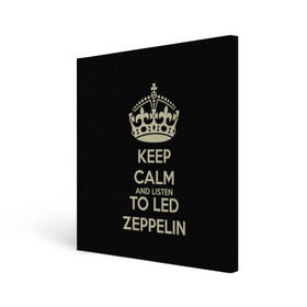 Холст квадратный с принтом Led Zeppelin , 100% ПВХ |  | led zeppelin