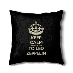 Подушка 3D с принтом Led Zeppelin , наволочка – 100% полиэстер, наполнитель – холлофайбер (легкий наполнитель, не вызывает аллергию). | состоит из подушки и наволочки. Наволочка на молнии, легко снимается для стирки | led zeppelin