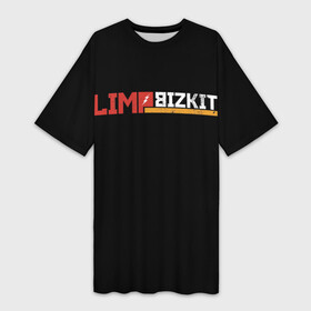 Платье-футболка 3D с принтом Limp Bizkit ,  |  | fred durst | limp bizkit | лим бискит | фред дерст