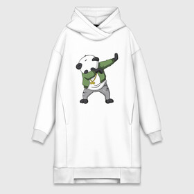 Платье-худи хлопок с принтом Panda dab ,  |  | dab | dab n dance | panda dab | панда