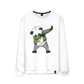 Мужской свитшот хлопок с принтом Panda dab , 100% хлопок |  | dab | dab n dance | panda dab | панда