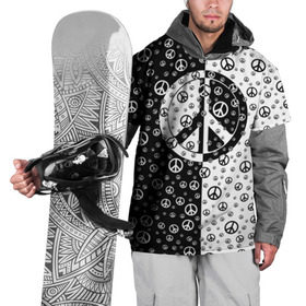 Накидка на куртку 3D с принтом Peace Symbol , 100% полиэстер |  | love | peace | symbol | знак | любовь | мир | пацифик | пацифика | сигнал | символ | хиппи
