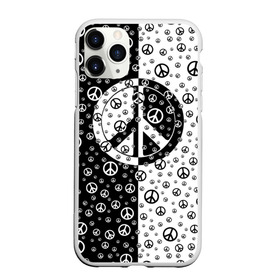 Чехол для iPhone 11 Pro Max матовый с принтом Peace Symbol , Силикон |  | Тематика изображения на принте: love | peace | symbol | знак | любовь | мир | пацифик | пацифика | сигнал | символ | хиппи