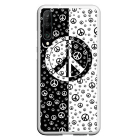 Чехол для Honor P30 с принтом Peace Symbol , Силикон | Область печати: задняя сторона чехла, без боковых панелей | love | peace | symbol | знак | любовь | мир | пацифик | пацифика | сигнал | символ | хиппи