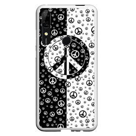 Чехол для Honor P Smart Z с принтом Peace Symbol , Силикон | Область печати: задняя сторона чехла, без боковых панелей | Тематика изображения на принте: love | peace | symbol | знак | любовь | мир | пацифик | пацифика | сигнал | символ | хиппи