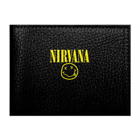 Обложка для студенческого билета с принтом Nirvana , натуральная кожа | Размер: 11*8 см; Печать на всей внешней стороне | curt | nirvana | кобейн | курт | нирвана