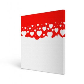 Холст квадратный с принтом Сердечки , 100% ПВХ |  | 14 февраля | валентин | влюбленные | девушке | день святого валентина | жене | любимой | любимому | мужу | пара | парные | парню | подарок | подарок жене | подарок мужу