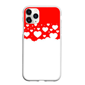 Чехол для iPhone 11 Pro матовый с принтом Сердечки , Силикон |  | 14 февраля | валентин | влюбленные | девушке | день святого валентина | жене | любимой | любимому | мужу | пара | парные | парню | подарок | подарок жене | подарок мужу