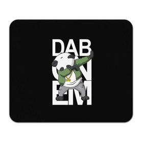Коврик прямоугольный с принтом Panda dab , натуральный каучук | размер 230 х 185 мм; запечатка лицевой стороны | dab | dab n dance | dab on em | panda dab | дэб