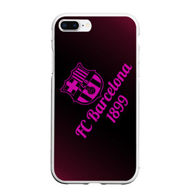 Чехол для iPhone 7Plus/8 Plus матовый с принтом FC Barcelona , Силикон | Область печати: задняя сторона чехла, без боковых панелей | barcelona | barsa | барса | барселона | футбол