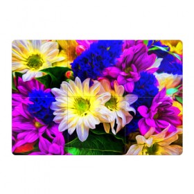 Магнитный плакат 3Х2 с принтом Райские цветы , Полимерный материал с магнитным слоем | 6 деталей размером 9*9 см | Тематика изображения на принте: color | колорит | лепестки | цвет | цветок | цветочки | цветы