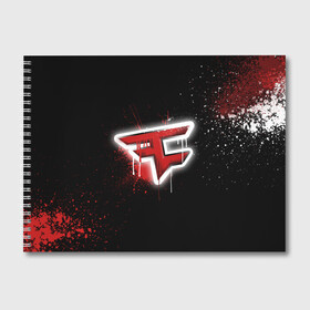 Альбом для рисования с принтом csgo - Faze clan (Black collection) , 100% бумага
 | матовая бумага, плотность 200 мг. | Тематика изображения на принте: black | clan | csgo | faze | ксго | фейз