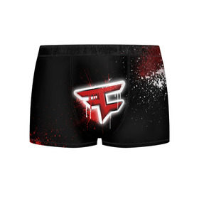 Мужские трусы 3D с принтом cs:go - Faze clan (Black collection) , 50% хлопок, 50% полиэстер | классическая посадка, на поясе мягкая тканевая резинка | black | clan | csgo | faze | ксго | фейз